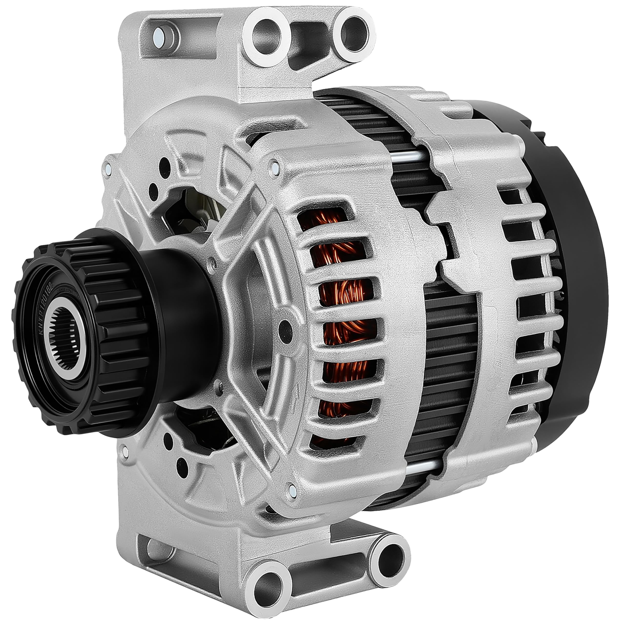 Photo 1 of SCITOO Alternator Fits for Volvo XC60 10-16, XC90 07-14, S60 11-16, S80 07-15, V60 15-16, V70 08-10 - 12V 180Amp CCW w/Decoupler Pulley, 11346 AL0870X 6G9N-10300-MA A-6562 0-121-715-009