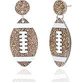Smilelife Cute Football Earrings for Women Dangle Earrings Sporty Jewelry Gifts for Game Day Tailgating Football Themed Party Everyday Wear