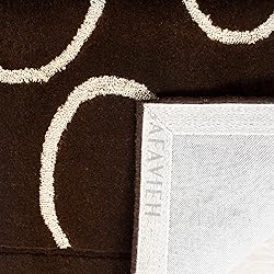 SAFAVIEH Soho Collection 2'6" x 12' Brown / Ivory
