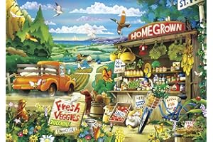 Buffalo Games - Days to Remember - Country Road - 500 Piece Jigsaw Puzzle Multicolor, 21.25"L X 15"W