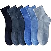 MAGIARTE Womens Mini Crew Cotton Socks Light Weight (no cushion) Arch Support Breathable Multi sports Socks for Women 6 Pack