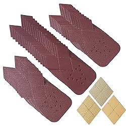 S SATC Mouse Sander Pads 50 PCS Mouse Detail Sander