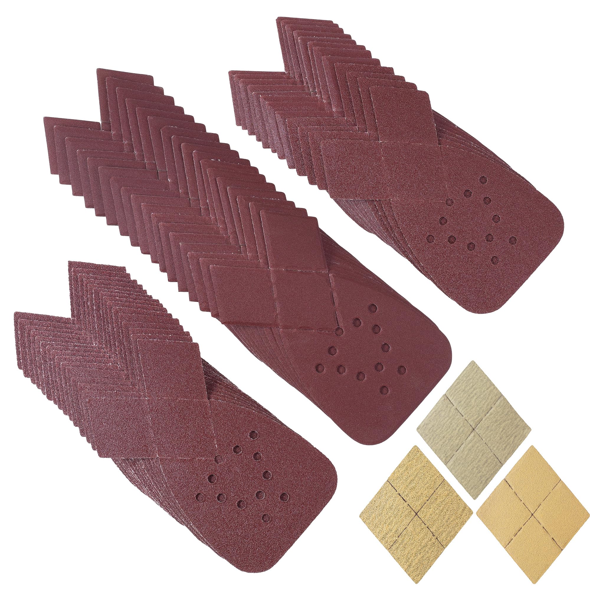 S SATC Mouse Sander Pads 50 PCS Mouse Detail Sander