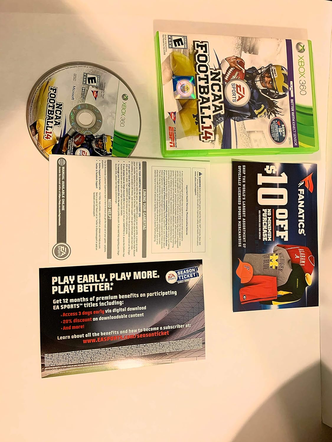 ncaa football 14 xbox 360 amazon