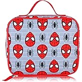 Fast Forward Marvel Spiderman Lunch Box for Kids | Spiderman Insulated Lunch Bag Lunch Box for Boys, Girls, Unisex | Spiderman Grey Reusable Lunchbox, SPCO97FN
