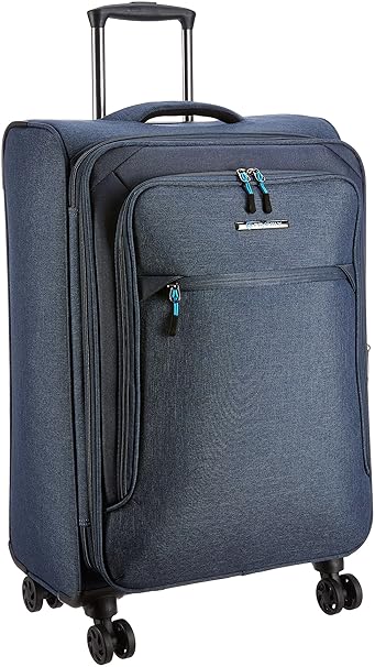 Teakwood Synthetic 28 cms Blue Hardsided Check-in Luggage (TR_T_14_Blue_M)