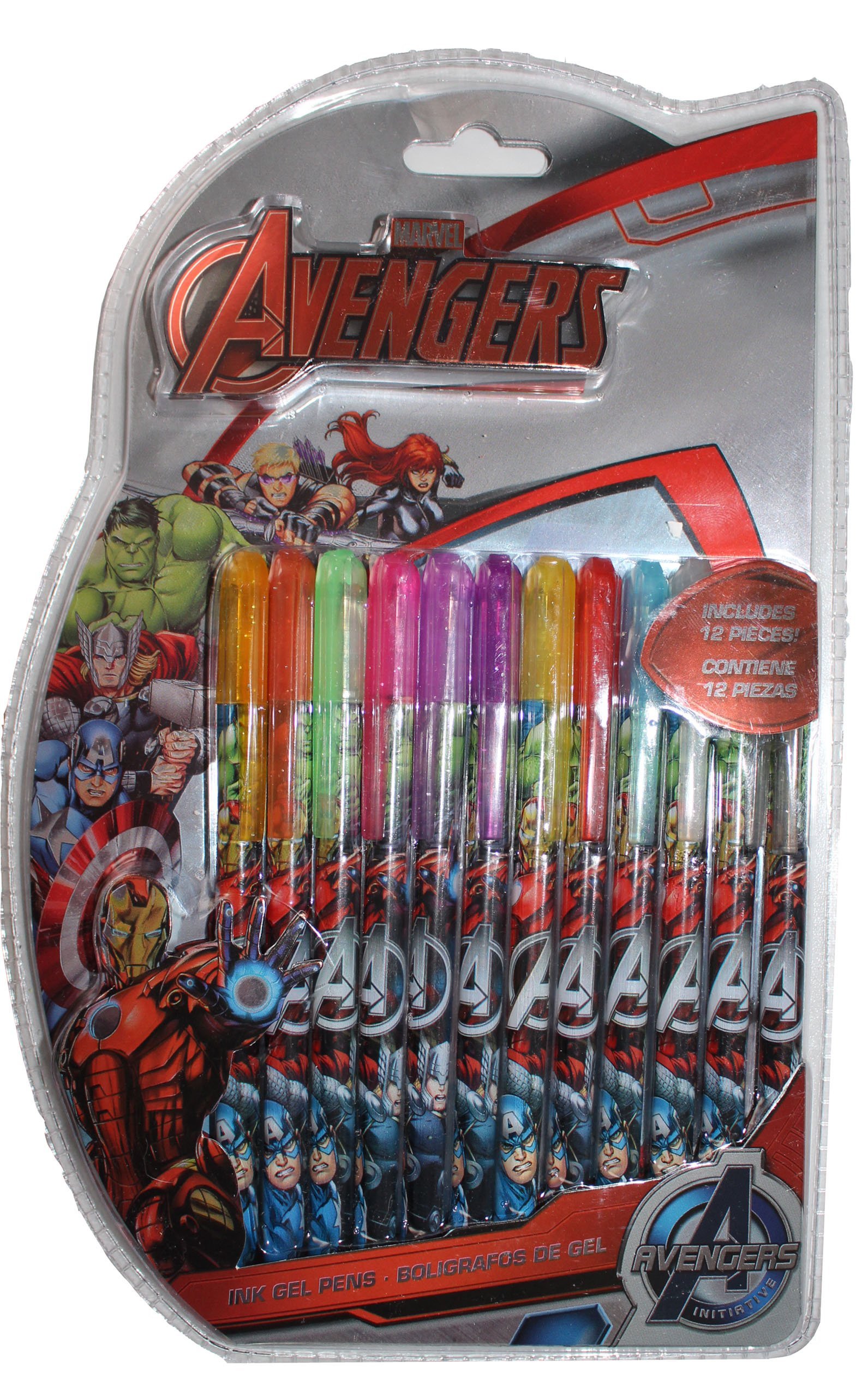 Blister 12 Avengers Marvel Avengers Gel Pens.