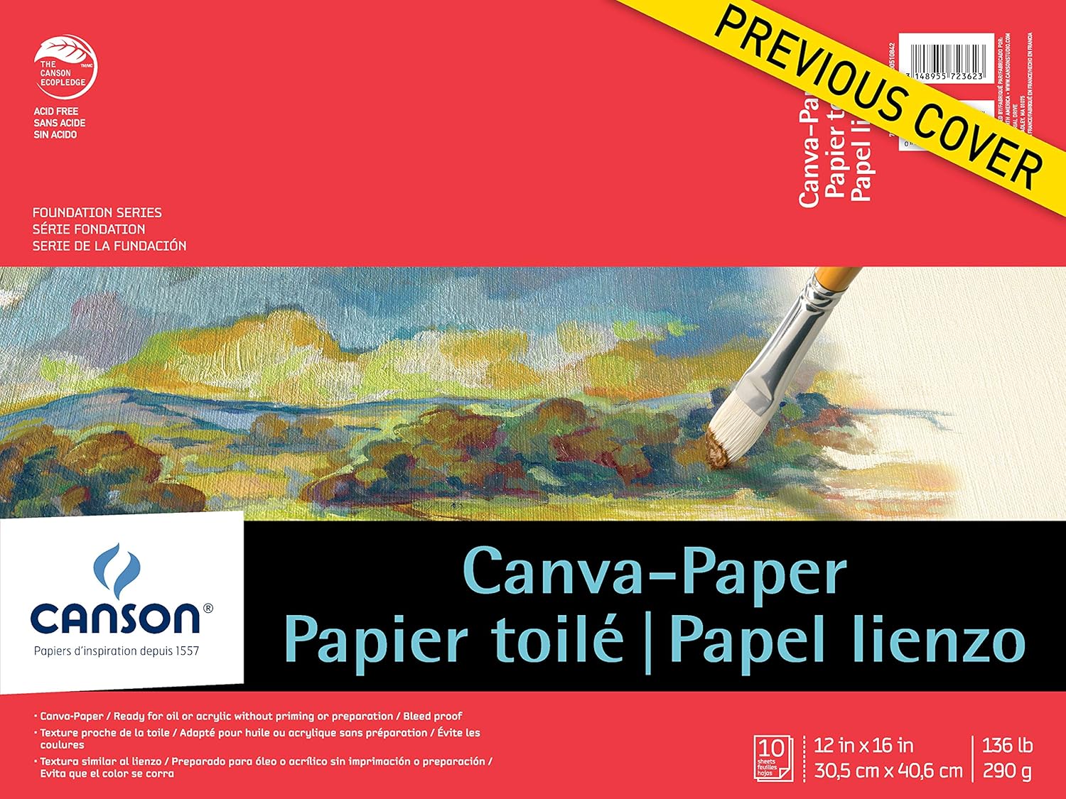 Canson Artist Series Canva-Paper, 12" x 16"