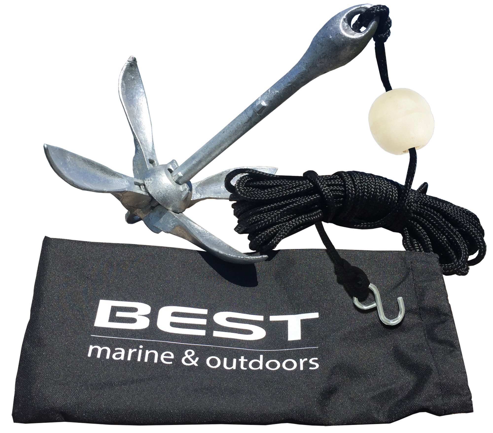 BEST Kayak Anchor for Canoes Jet Skis Dinghy SUP Paddleboard & Free