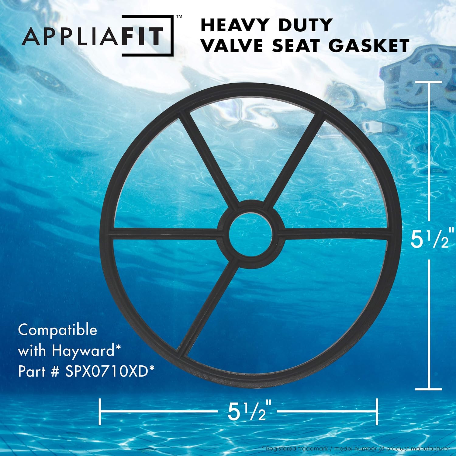 AppliaFit 3-Pack Valve Seat Spider Gasket Compatible with Hayward SPX0710XD Gasket for Multiport and Sand Filter Valves.: Garden & Outdoor