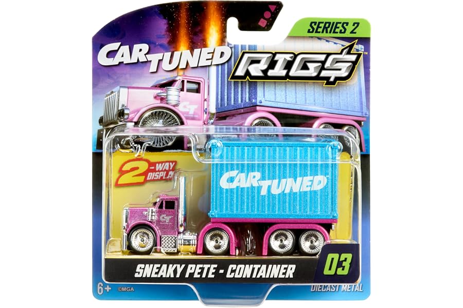 CarTuned Rig$ Container Case - Series 2 - Sneaky Pete (Pink)