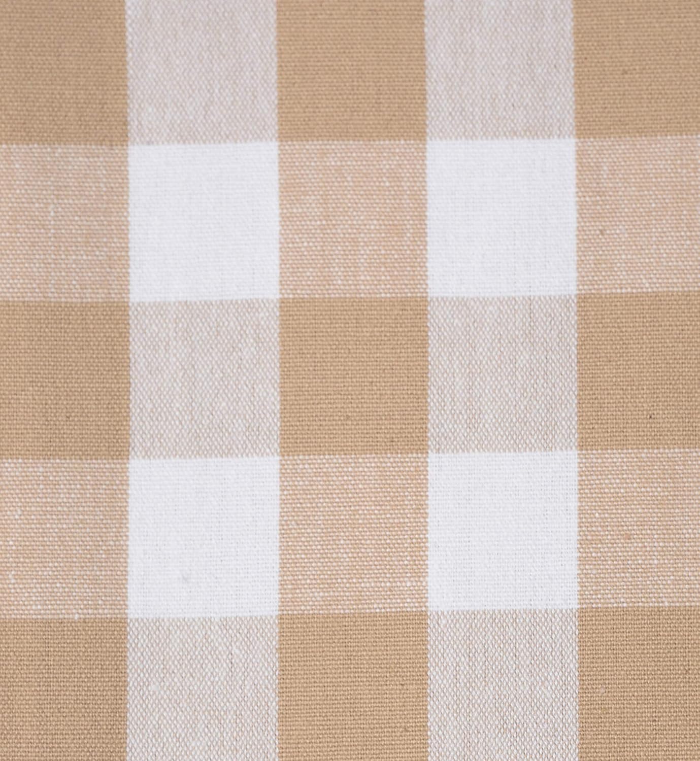 Urban Villa Dinner Napkins, Everyday Use, Premium Quality, 100% Cotton, Set of 12, Size 20X20 Inch, Taupe/White Oversized Cloth Napkins with Mitered Corners, Ultra Soft, Durable Hotel Quality: Kitchen & Dining