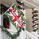 KASKANA Christmas Flag 5ft x 3ft Union Jack Double Sided Digital Print view 5