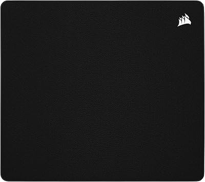 MM500 v2 Tela Híbrida Alfombrilla de Ratón Grande para Juegos – 45cm x 40cm – Revestimiento a Prueba de Salpicaduras – Bordes Cosidos Antirayas – Base de Goma Antideslizante – Negro