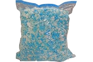 DOGBED4LESS Mattress Grade High Density Shredded Memory Foam Filling Inserts for Pillow Stuffing, Bean Bag Filler, Chair, Sofa, Pet Dog Beds, Cushions, Upholstery and Couch Refill (40 lbs) Made in United States