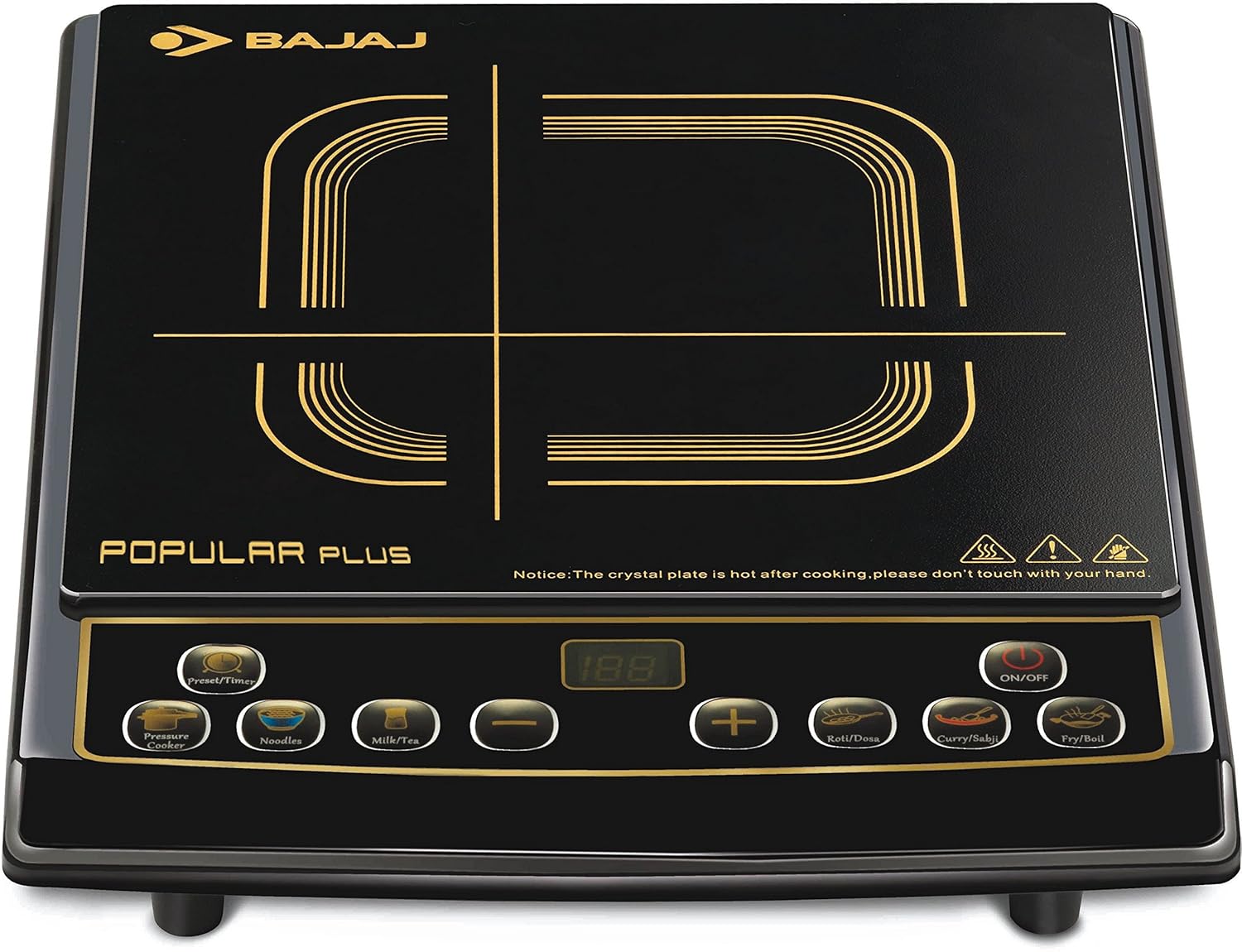 Buy Bajaj Popular Plus 1900Watt Induction Cooker (Black) Online at Low