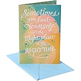 American Greetings Romantic Birthday Card (Right Place, Right Time)