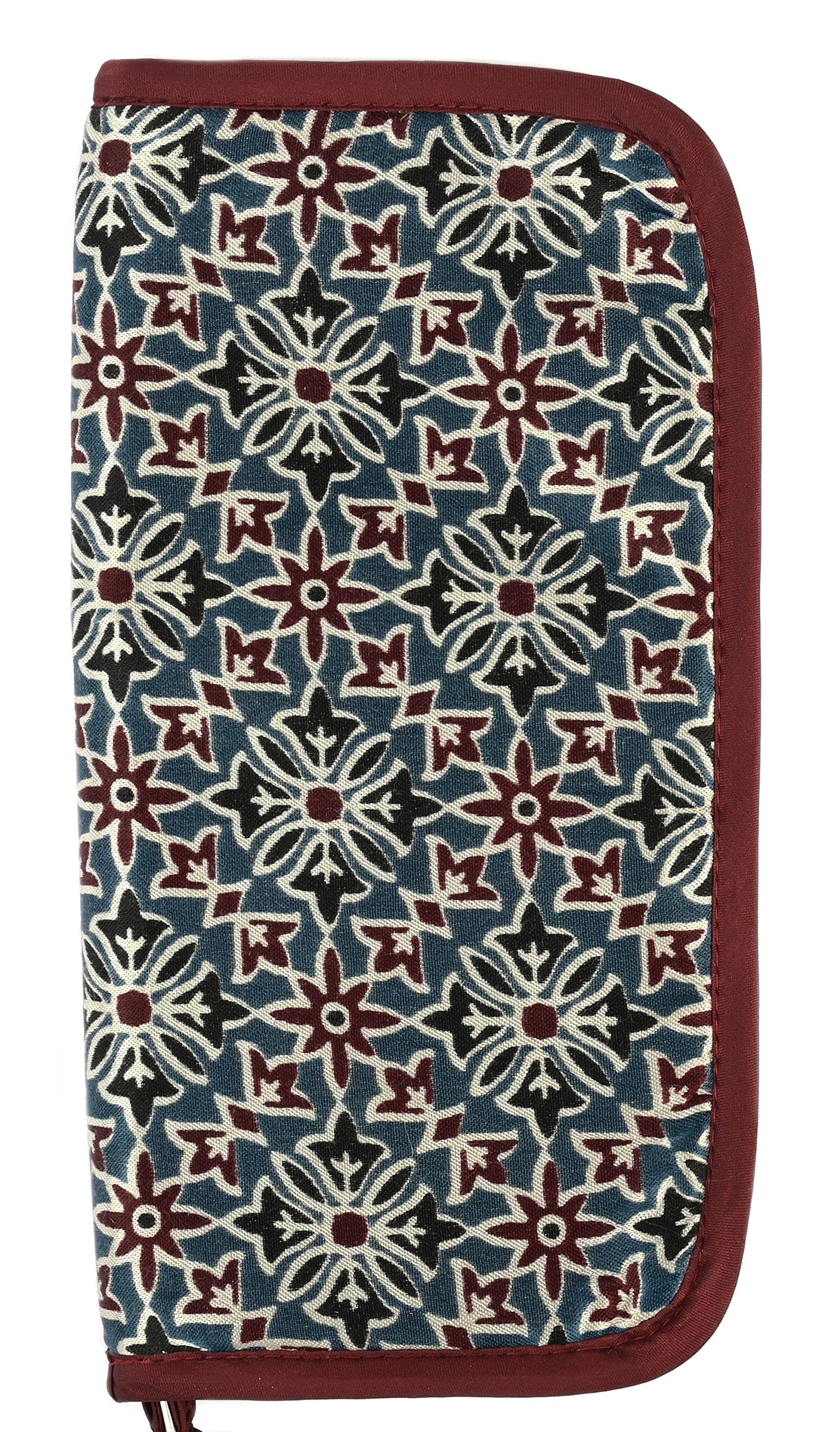 Lantern Moon - Lantern Moon Ajrak Rectangular Double Pointed Knitting Needles Empty Case - 1 Piece, Red