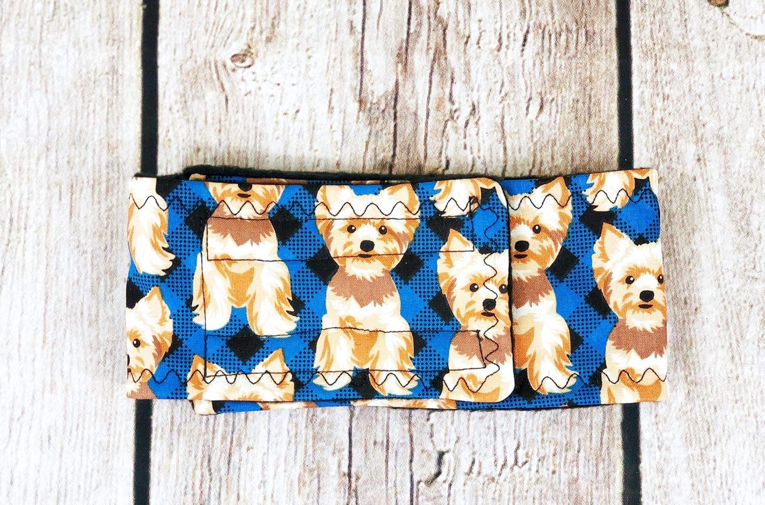 Amazon Com Male Dog Belly Band Diaper Yorkie Yorkshire Terrier Extra Wide S 7 15 Waist 3 Wide Blue Pet Supplies