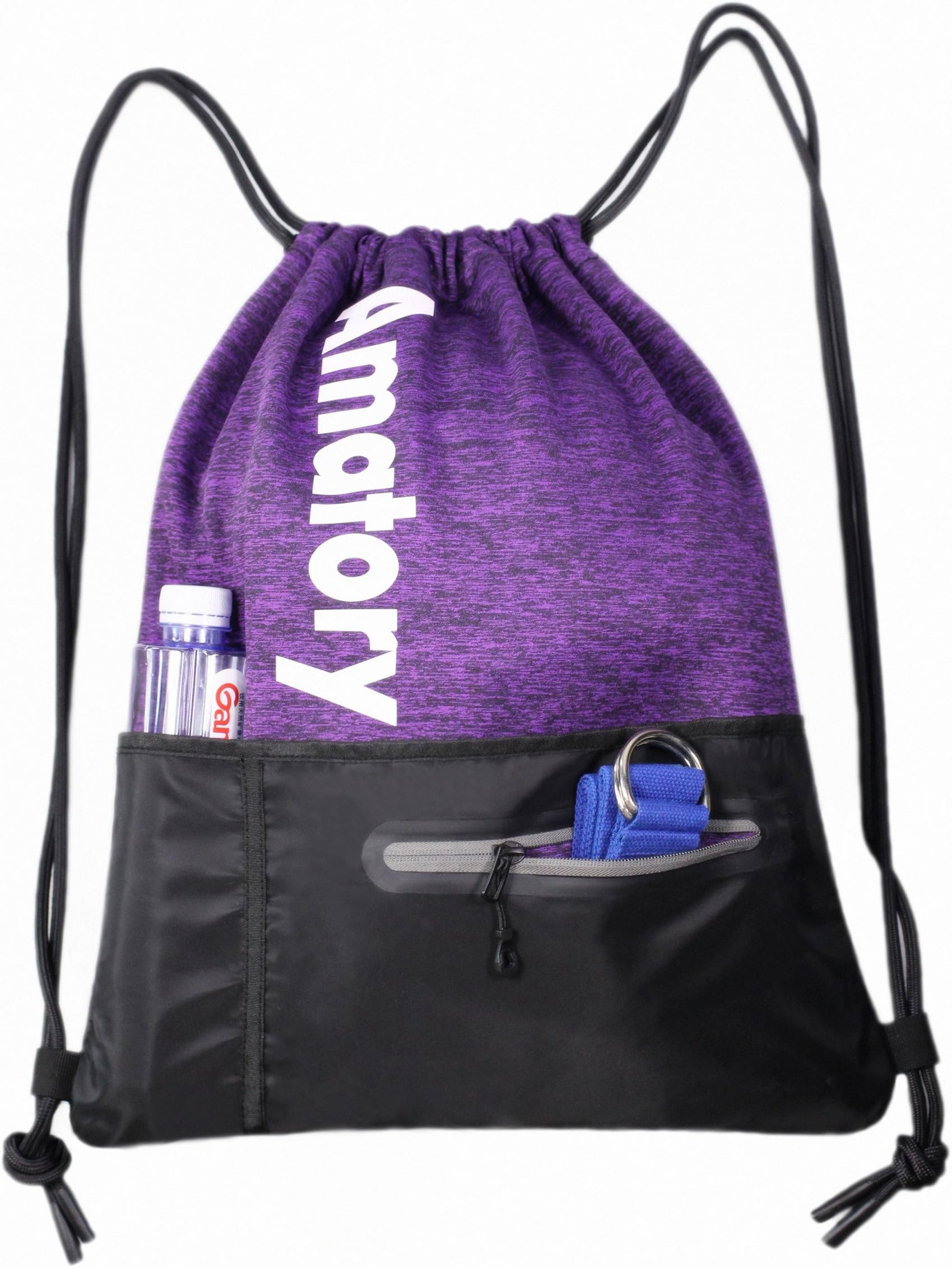 Drawstring Backpack Sackpack Sports Athletic Gym Sack String Bag Men Women Kids