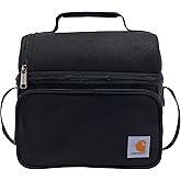 Carhartt Camping Cooler, Worksite Lunchbox, Soft Shell Lunch Bag for Construction Sites, Work and Everyday Use, Black