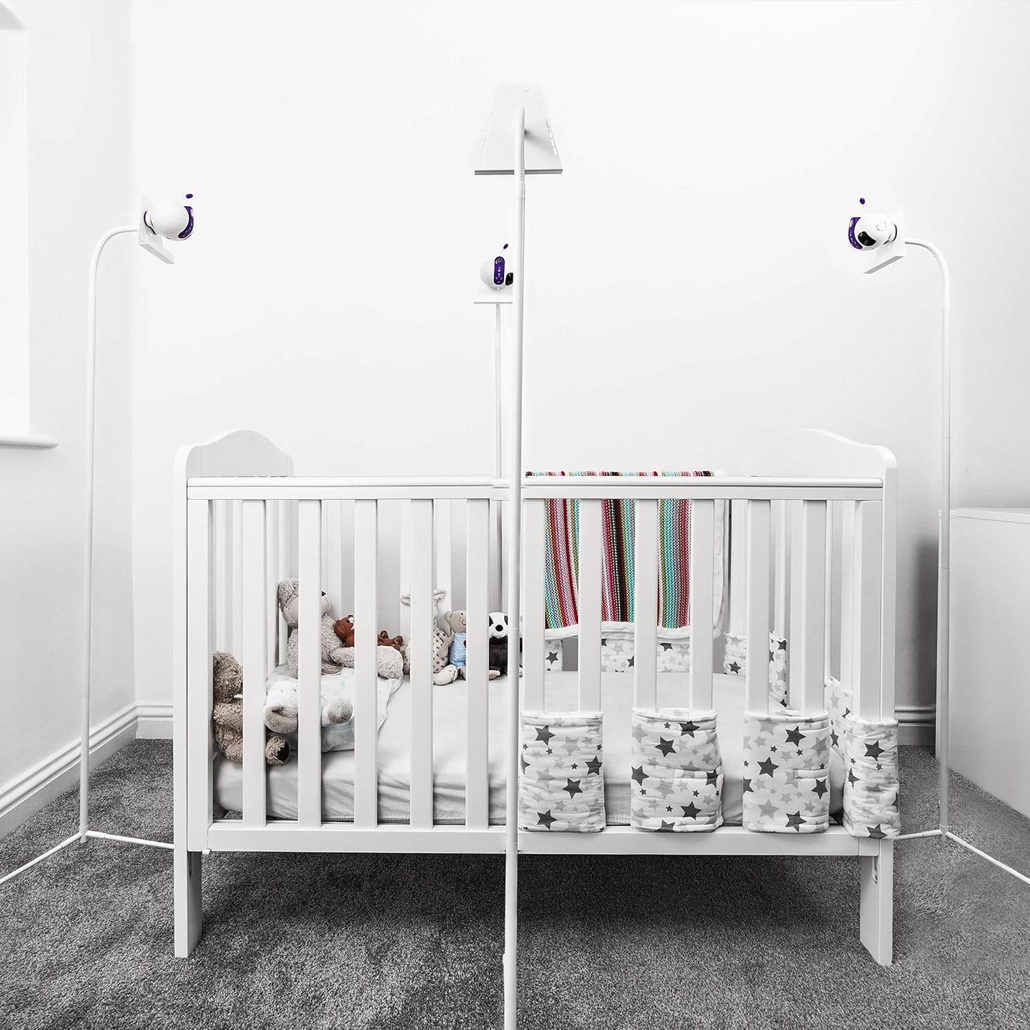 Flexi Air 3 Pro (Tripod Base) The Universal Freestanding Baby Monitor Holder, Baby Video Monitor Shelf with Flexible Hose - Image 5