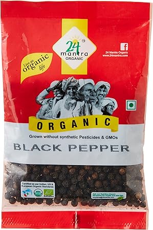 24 Mantra Black Pepper Whole, 50g