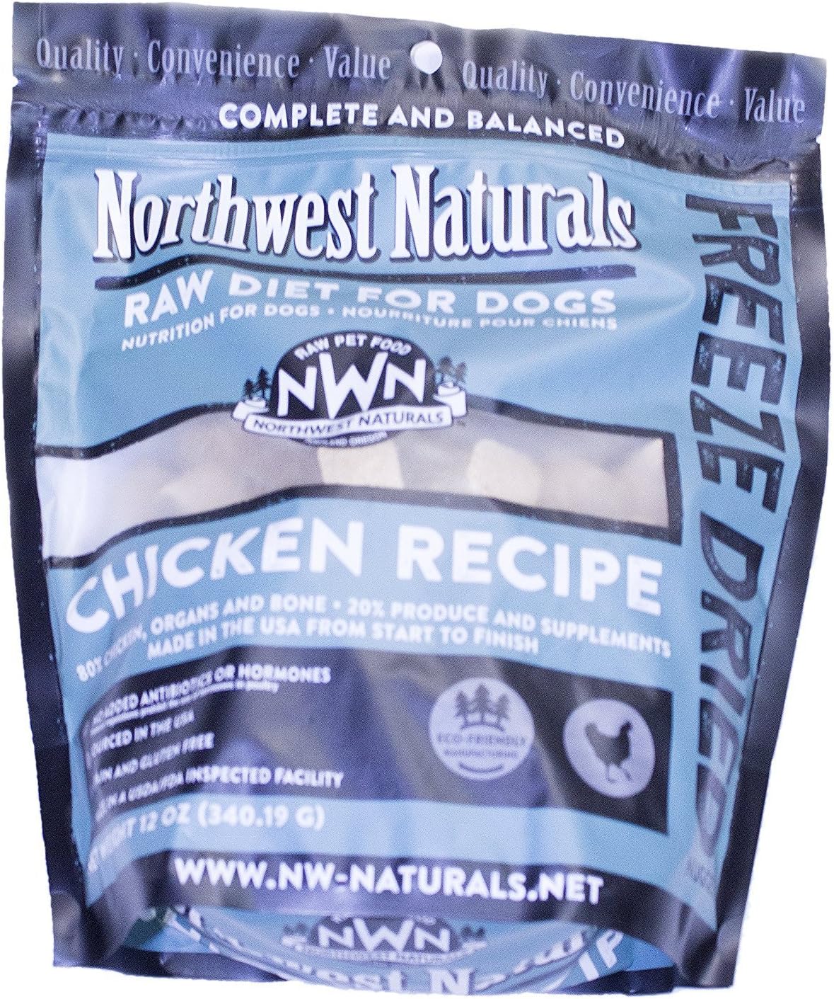 Northwest Naturals Raw Diet Freeze Dried Nuggets - Dinner for Dogs (Chicken)