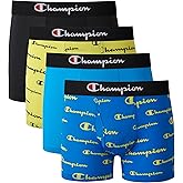 Champion boys Boys Everyday Active Lightweight Stretch Boxer Briefs - 4 Pack