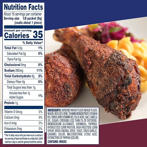 SHAKE ‘N BAKE, BBQ GLAZE SEASONED COATING MIX, 6 OZ