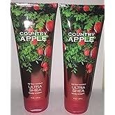 Bath & Body Works Lot of 2 Country Apple Ultra Shea Body Cream 8 oz. each