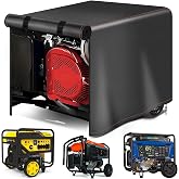 Portable Generator Rain Cover Waterproof for 5000-10000W 32"L x 24"W x 24"H | Waterproof Sealing Strip, Air Vent, UV-Resistant, Windproof Velcro &amp; Drawstring, Anti-fade for Most Portable Generators