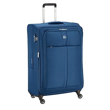 Delsey Maloti Polyester 78 Cm 4 Wheels Navy Large Soft Suitcase