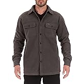 Smith's Workwear Men's Sherpa Lined Fleece Shirt Jacket