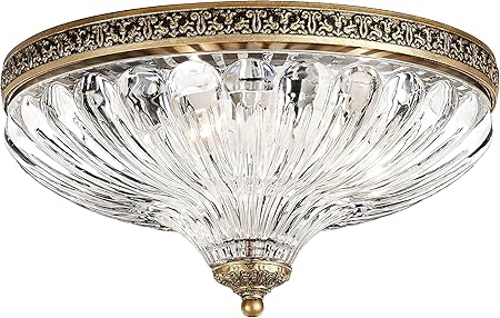 Schonbek 5631 76 Swarovski Lighting Milano Flush Mount Lightening