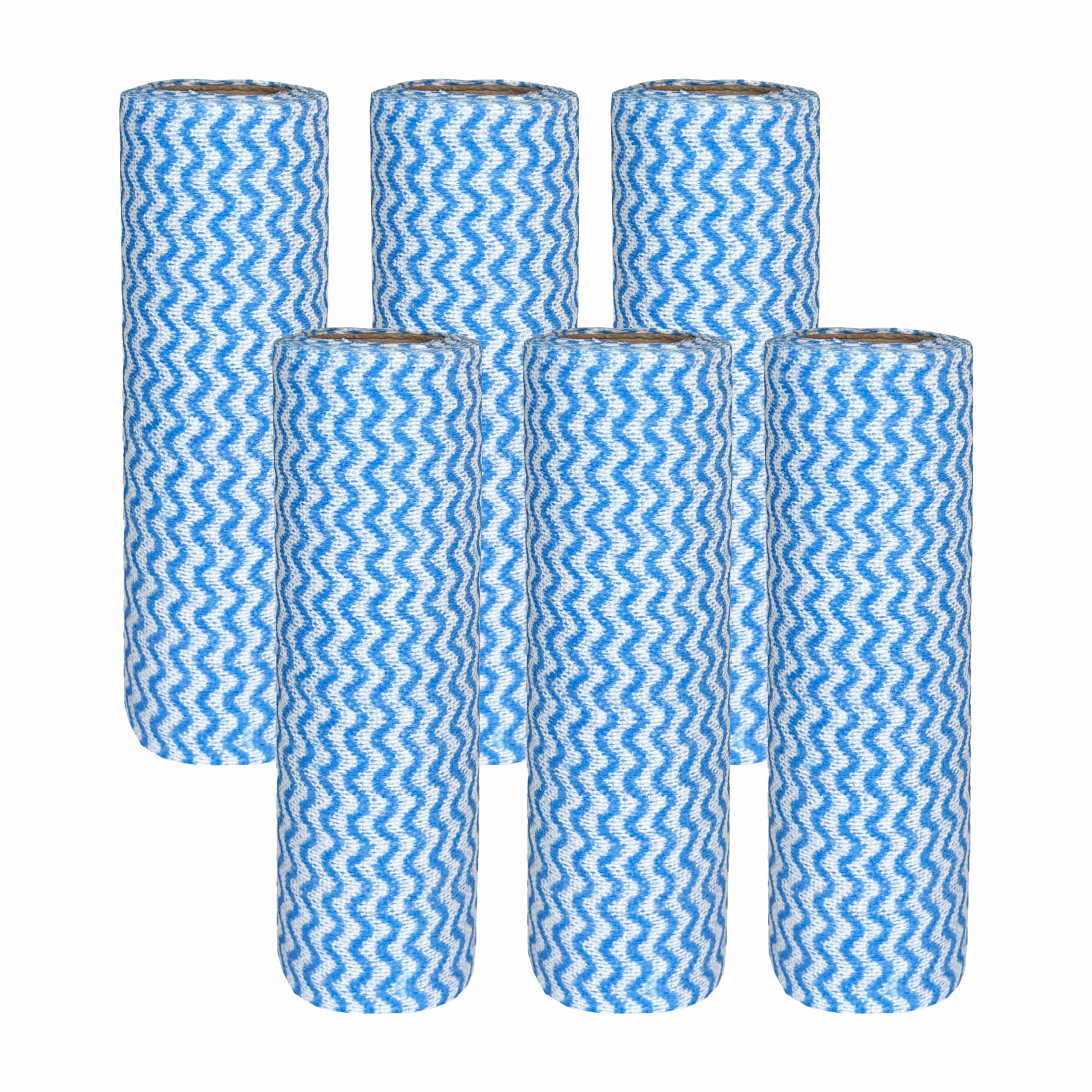 Jebblas Disposable Dish Cloth Roll, J Cloths, Reusable Cleaning Cloth 120 Count Disposable Heavy Duty Dish Towels Reusable j Cloths on a roll