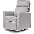 DaVinci Gabby 360° Swivel Glider Nursery Chair - High Pillowback Glider Rocking Chair - GREENGUARD Gold, FSC & Certi-PUR US Certified - Comfy Swivel Chair for Living Room and Nursery (Misty Grey)