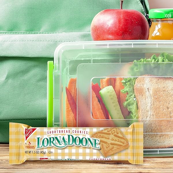 LORNA DOONE SHORTBREAD COOKIES, 3 SNACK PACKS (6 COOKIES PER PACK)