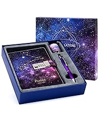 CAGIE Starry Constellation Lock Diary Set Gift Box