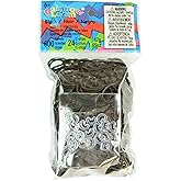 Rainbow Loom Twistz Bandz Latex Free Rubber Band Refill + C-clips - Black