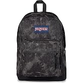 JanSport Right Pack Expressions Backpack &ndash; Main Compartment, 15-inch Padded Laptop Compartment, Side Water Bottle Pocket, Utility Pocket with Zippered Rain Flap, Denim Wash Black