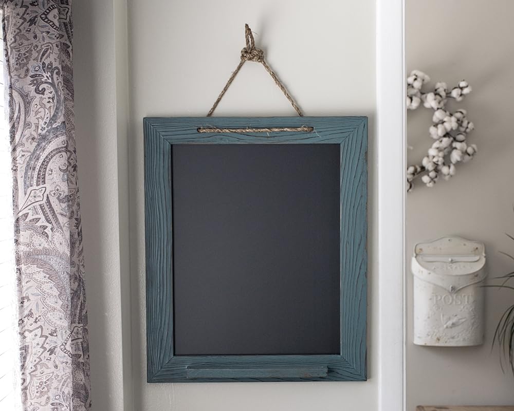 Dark Teal Chalk Marker Board 20"X24" Handmade