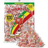 Tamborines Enchilados &ndash; Mexican Hot Candy with Chili and Tamarind, 100 Individually Wrapped Pieces, 15.85 oz Bulk Pack