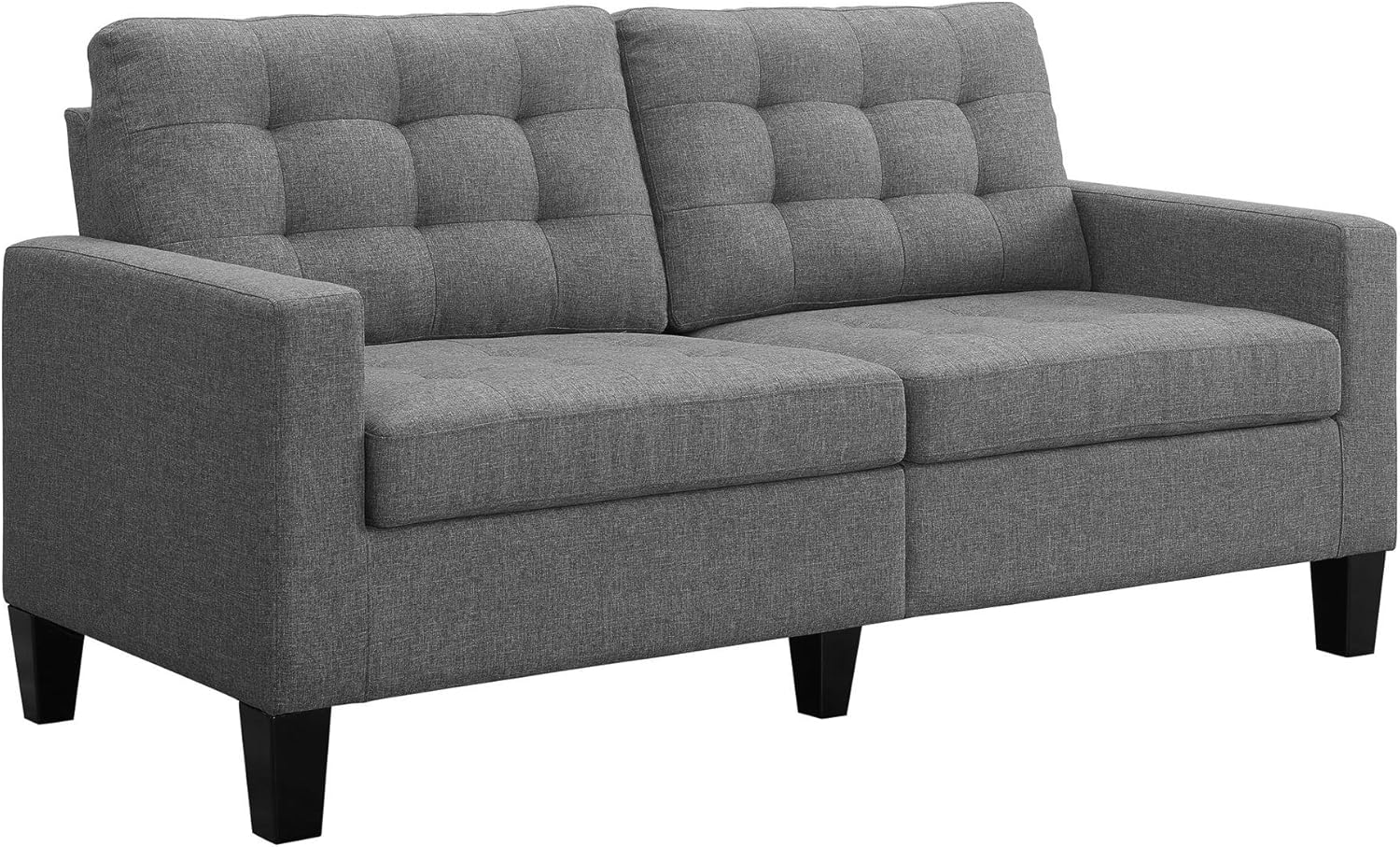 Dorel Living Emily Upholstered Sofa Couch Living Room