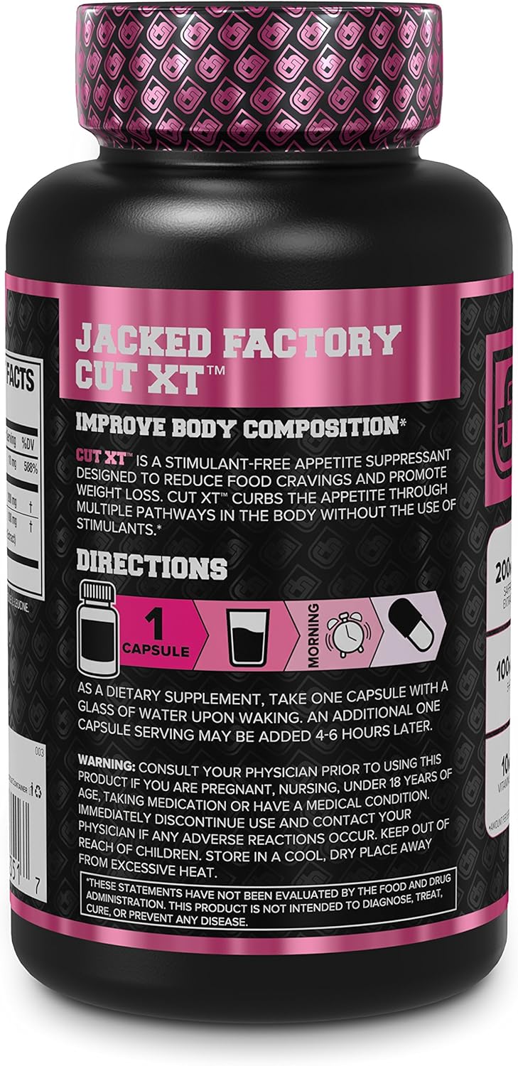 CUTXT Appetite Suppressant for Weight Loss StimulantFree Hunger Control Diet Pills