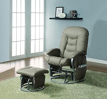 4baby faux leather glider chair