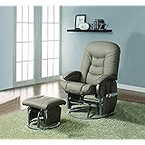 northcrest alexander glider rocker recliner with ottoman