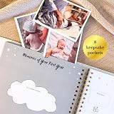 Omni & Ori Inspirational Baby Journal Memory Book Cream Gold 172 Pages view 5