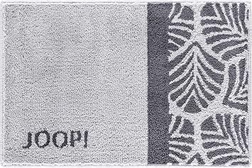 Joop! Badematte Leaf hellgrau Größe 50x60 cm