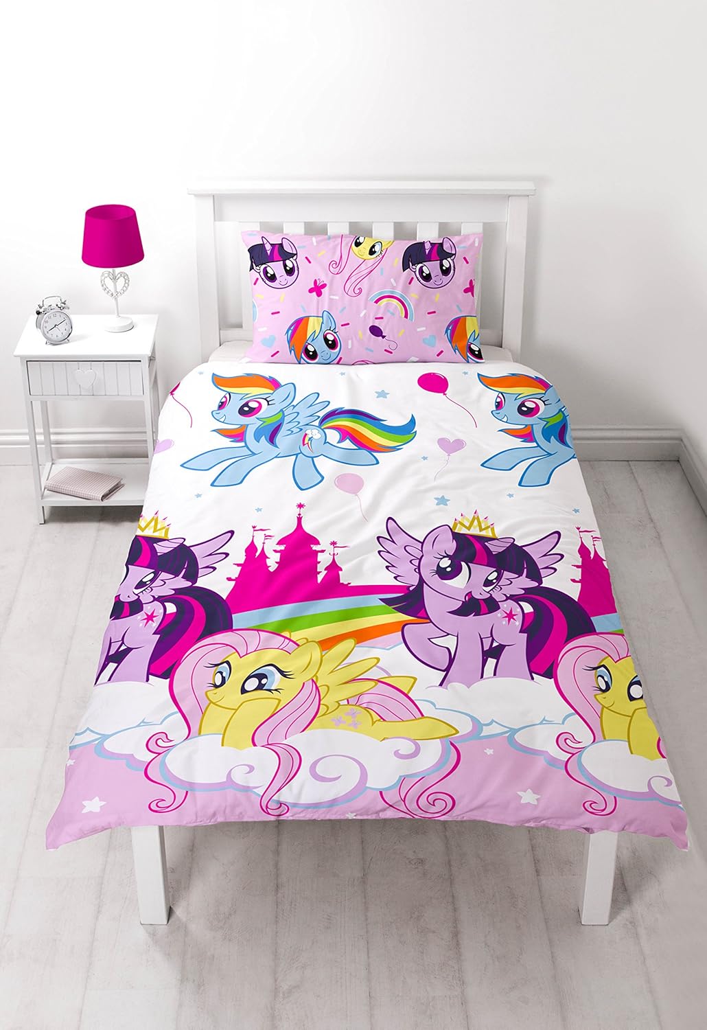 My Little Pony Equestria Single Duvet Set Repeat Print Design